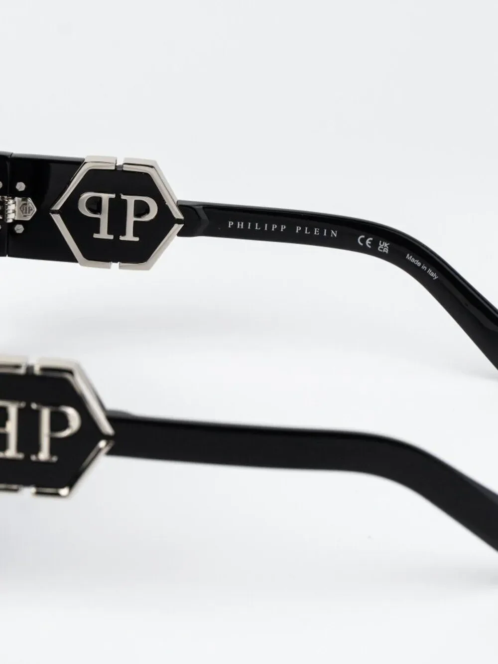 Philipp Plein Men Sunglasses Black Grey Square SPP092M 700Y NEW AUTHENTIC